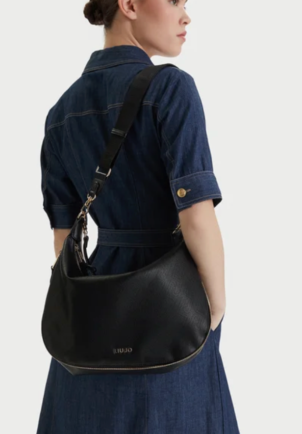 LiuJo Borsa M Hobo - Mod. AA6114 t377A Col. Nero NEW 2026