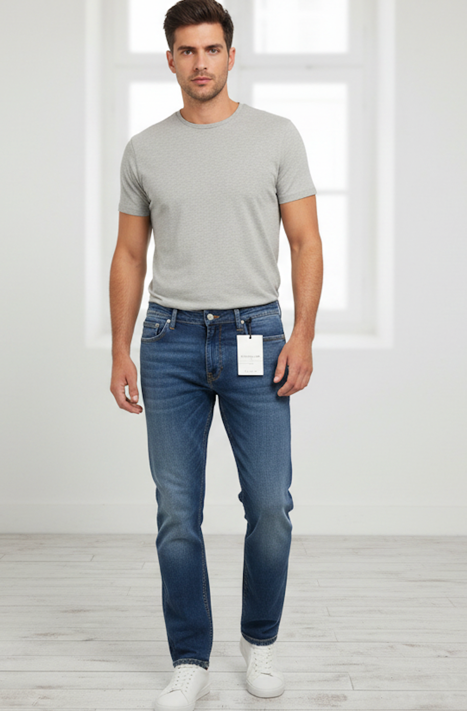 SOLO TG. 52 - Jeans Uomo - Slim Fit regolare - HAMAKI-HO Milano