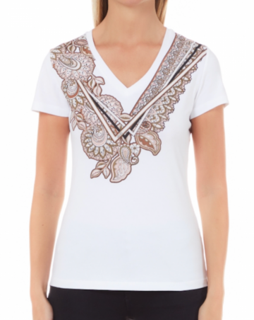 SOLO TG. XS-M Liujo T-Shirt - Wa3415 j5003 - T-shirt Con stampa sul davanti