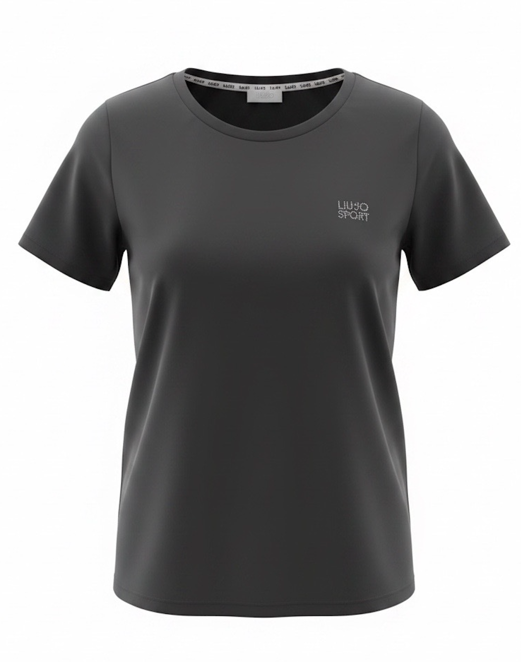 SOLO Tg. XL - LiuJo - T-shirt in cotone con logo LIUJO - TA3141 - Nero