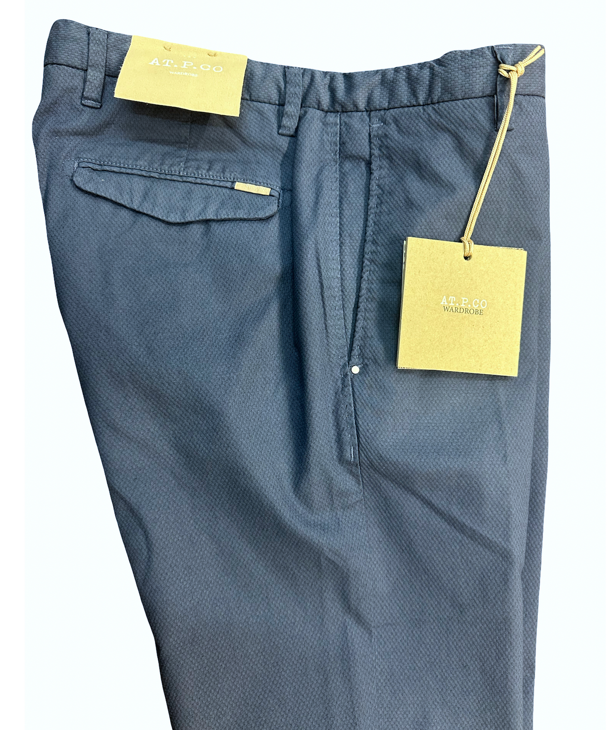 AT.P.CO Pantalone in Cotone - Slim Fit - BLU INDACO a301sasa45tc941