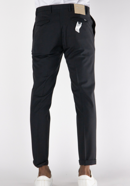 SOLO TG. 46-48-54-56 , AT.P.CO Pantalone in Cotone - Slim Fit - NERO