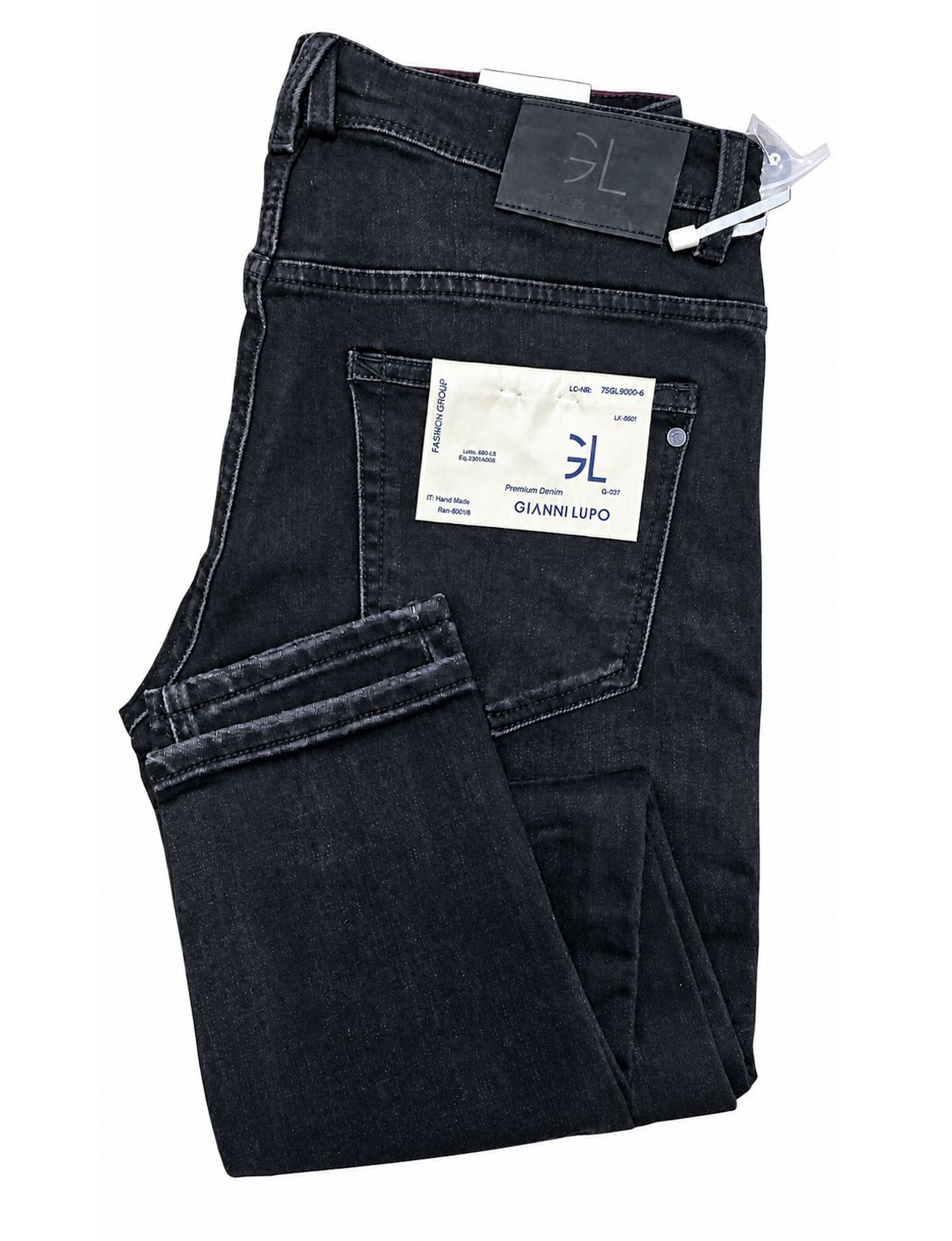 Jeans Uomo - Modello. Kevin Slim Fit Antracite Nero - GIANNI LUPO