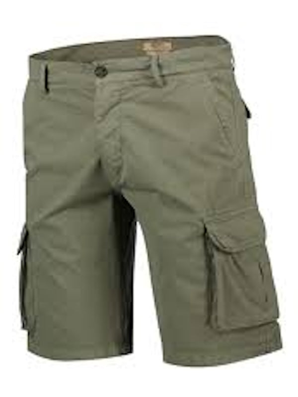 SOLO TG. 46, 52, 54 - 40Weft - Bermuda Uomo - Mod. NICK TASCONATO - Col. VERDE