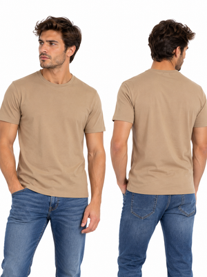 SOLO TG. S,L,XL - Gianni Lupo - Maglia Girocollo - Col. Tabacco - GL512S