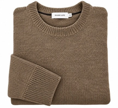 NEW - Maglia Invernale Ciniglia - GIANNI LUPO - CAMMELLO