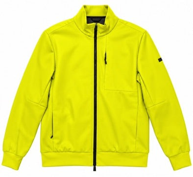 SOLO TG. S , L , XL - UNITY - Giacca a Vento Tecnica con Cappuccio staccabile - Col. Giallo  Cuciture Termosaldate ANTI Acqua e Vento