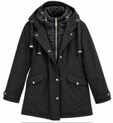 MORE - Giacca Imbottita Invernale imbottitura e Antivento con chiusura Zip - MARGOT FW28 - Modello vestibilità Comoda