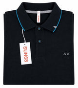 SOLO TG. S - SUN68 Polo - Polo Manica Lunga in Cotone