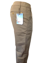SOLO TG 26 - Cycle Pantalone TASCA AMERICA - Mod. Vita Alta - Morbido in Gamba Beige