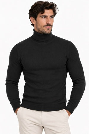 SOLO TG. M e L - Maglia Dolcevita Soft Touch - GIANNI LUPO - Col. Dark Green  GL33500
