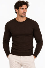 Maglia Girocollo Sottogiacca - GIANNI LUPO - Col. Marrone GL33398