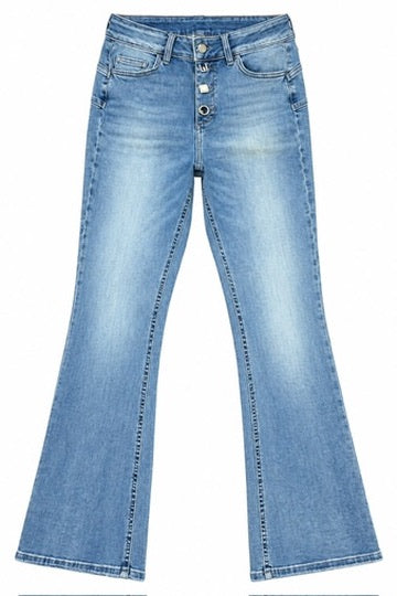 SOLO TG. 27 e 29 - JEANS LIUJO Bottoni Gioiello Botton UP MONROE UA4006D4615