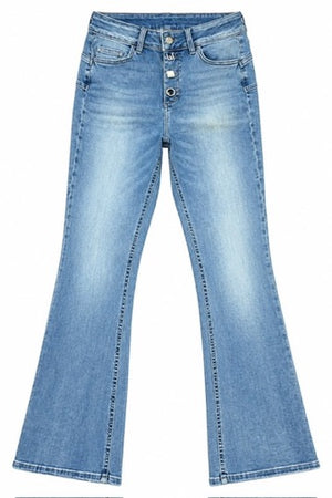 SOLO TG. 27 e 29 - JEANS LIUJO Bottoni Gioiello Botton UP MONROE UA4006D4615
