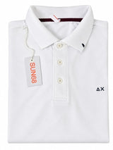 SOLO TG. M e 3XL - SUN68 Polo - Polo Manica Lunga in Cotone