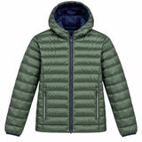 Ciesse Piumini - Henry - REVERSIBILE - Deep Blu/Verde Piumino
