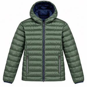Ciesse Piumini - Henry - REVERSIBILE - Deep Blu/Verde Piumino