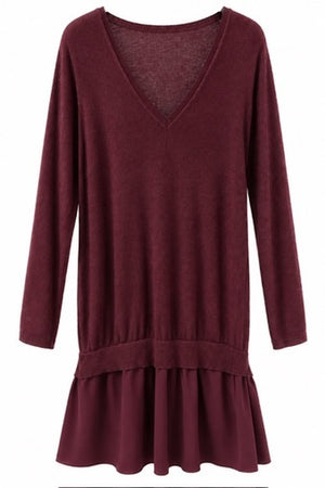 SOLO TG. M e L - OTTO DAME - Abito Donna invernale in Maglia e tipo seta DM6416
