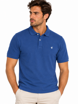 Brooksfield  Polo in Jersey di Cotone - Col. AZULEJO