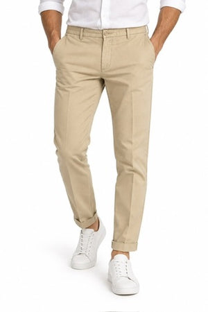 SOLO TG. 46-50-54 , AT.P.CO  Pantalone in Cotone - Slim Fit - Kaki A301SASA45TC941