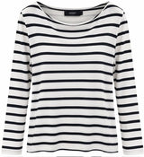 SOLO TG. S - SEVENTY - T-shirt Maglia Fantasia Manica Lunga - Nero e Bianca