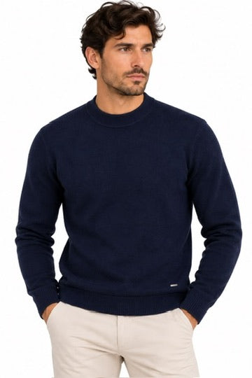 SOLO TG. S, M , L e XL - Maglione Tessuto Invernale - GIANNI LUPO - Col. Deep Blue - GL0032S