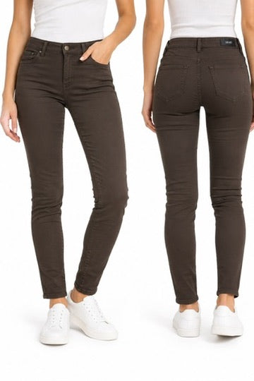 SOLO TG. 28 - JEANS PANTALONE LIUJO Botton UP MF3266TM144 Col. COFFEE