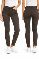 SOLO TG. 28 - JEANS PANTALONE LIUJO Botton UP MF3266TM144 Col. COFFEE