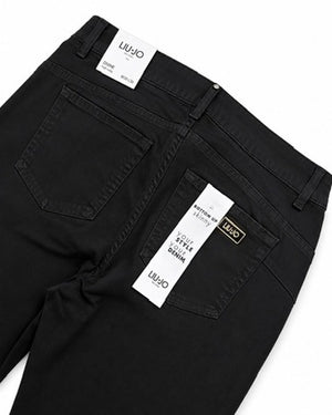 SOLO TG. 30 e 33 - JEANS PANTALONE LIUJO Botton UP MF3266T8191 Col. NERO