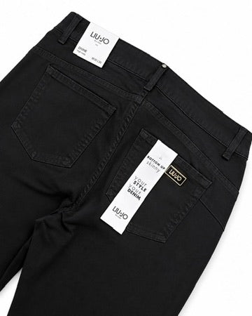 SOLO TG. 30 e 33 - JEANS PANTALONE LIUJO Botton UP MF3266T8191 Col. NERO