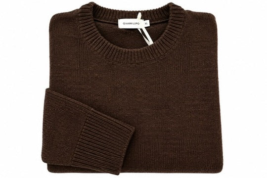 NEW - Maglia Invernale Ciniglia - GIANNI LUPO - MARRONE
