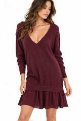 SOLO TG. M e L - OTTO DAME - Abito Donna invernale in Maglia e tipo seta DM6416