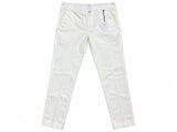 SOLO TG. 46 e 48 , AT.P.CO  Pantalone in Cotone - Slim Fit - Bianco A261SASA45TC506