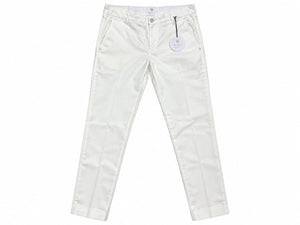SOLO TG. 46 e 48 , AT.P.CO  Pantalone in Cotone - Slim Fit - Bianco A261SASA45TC506