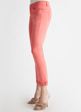 SOLO TG.29 - LiuJo - Pantaloni cropped bottom up - MA4272 T4810 - New Rosa Salmone