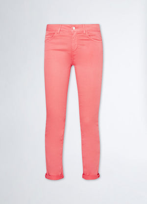 SOLO TG.29 - LiuJo - Pantaloni cropped bottom up - MA4272 T4810 - New Rosa Salmone