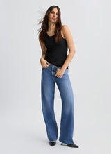 SOLO TG. 24,26,27,28 LiuJo Jeans  UA5170DS069 - Jeans wide leg in cotone -  New