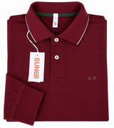SOLO TG. S - SUN68 Polo - Polo Manica Lunga in Cotone