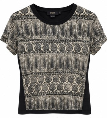 SOLO TG. M - SEVENTY - T-shirt Davanti 100%Seta , Dietro 90% Cotone , 10%Lino