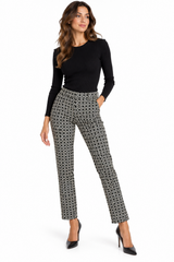 PANTALONE LIUJO - VELLUTO Botton UP Princesse Vita Alta - Bianco WF4321T4590