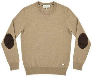 Maglia Invernale con Toppa - GIANNI LUPO - Col. Camel Beige - GL35248
