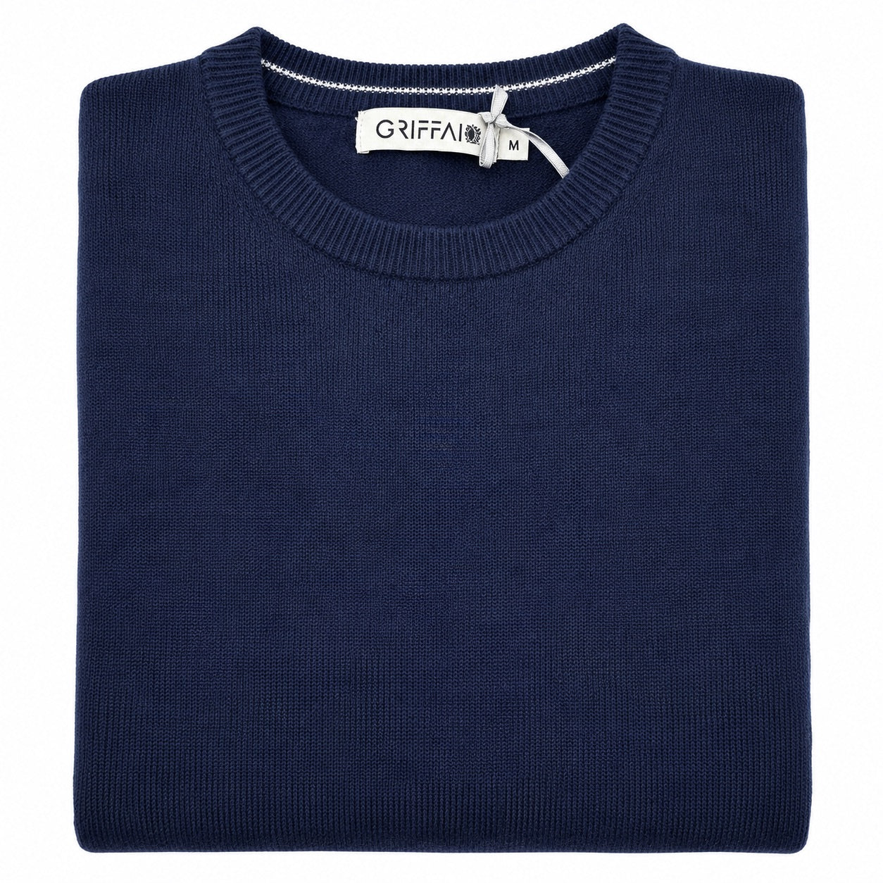 Maglia Invernale 100% LANA SENZA CUCITURE - GRIFFAI - Col. BLU
