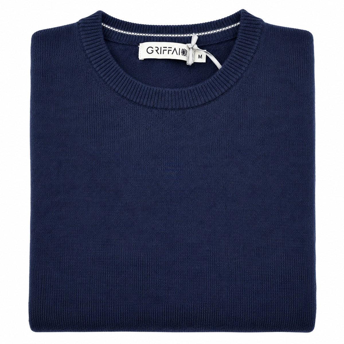 Maglia Invernale 100% LANA SENZA CUCITURE - GRIFFAI - Col. BLU