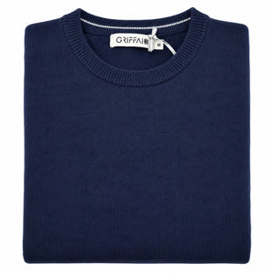 Maglia Invernale 100% LANA SENZA CUCITURE - GRIFFAI - Col. BLU