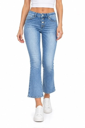 SOLO TG. 27 e 29 - JEANS LIUJO Bottoni Gioiello Botton UP MONROE UA4006D4615