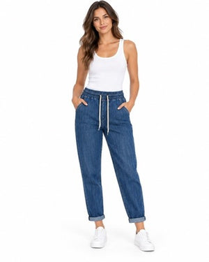 SOLO TG. 25 - JEANS LIUJO con Elastico JOGGER DENIM - UA3128DS030