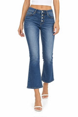 SOLO TG. 32 - JEANS LIUJO con elastico dietro e Bottoni Gioiello Botton UP - UF3130DS041