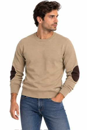 Maglia Invernale con Toppa - GIANNI LUPO - Col. Camel Beige - GL35248
