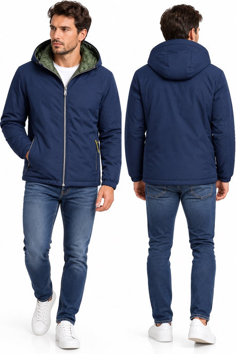 Ciesse Piumini - Henry - REVERSIBILE - Deep Blu/Verde Piumino