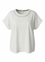 SOLO TG. XL,XXL - LiuJo – T-shirt in jersey di cotone – Art: TA5268 JS005 – Col. Bianco